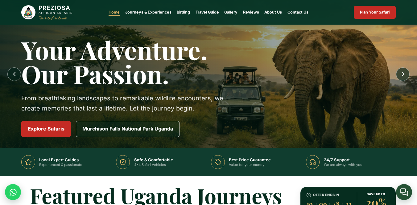Preview of Preziosa African Safaris