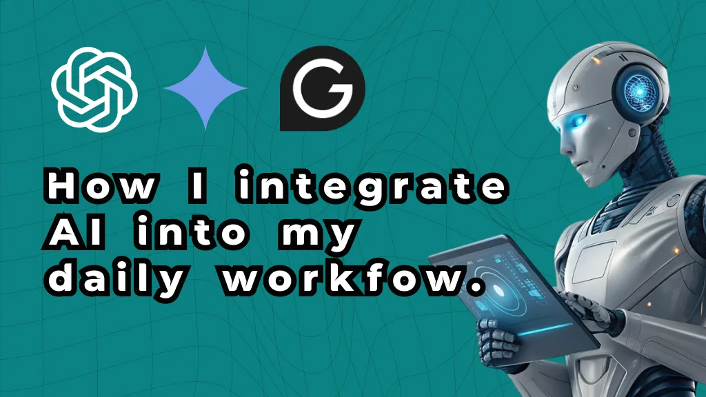 Illustration for How I integrate AI into my daily workflow.
